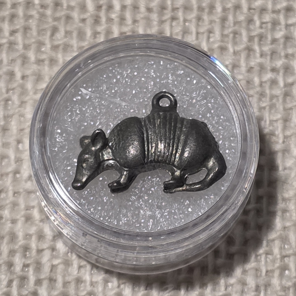 Antique Armadillo Charm